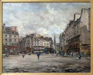 Place Maubert im Jahr 1888