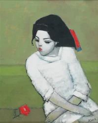 Lizzie in Weiß
