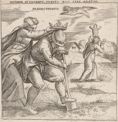 Prädestination, ca. 1545-50.