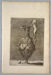 Vase (Platte 6 einer Serie)