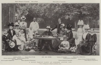 Eine königliche Familienfeier in Osborne, August 1898