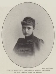 Eine königliche Ausreißerin, die Infantin Elvira, Tochter von Don Carlos, Herzog von Madrid