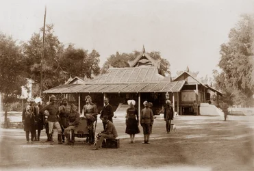 Haus des Häuptlings, Mandalay, ca. 1886