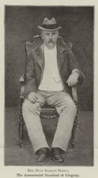 Don Juan Idiarte Borda, der ermordete Präsident von Uruguay