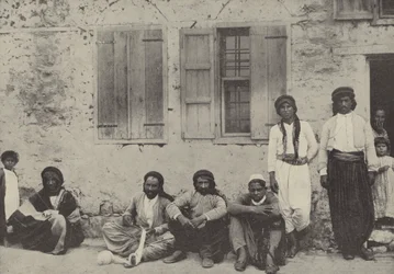 Fischer beim Netzeflicken, Tiberias