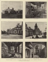 Schloss Friedrichshof, Cronberg, das Zuhause der verstorbenen Kaiserin Friedrich