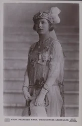 Ihre Königliche Hoheit Prinzessin Mary, Viscountess Lascelles (s/w Foto)