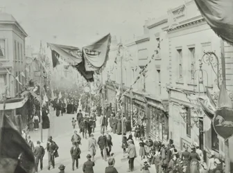 Hare Street: Eröffnung der Woolwich-Fähre, 1889