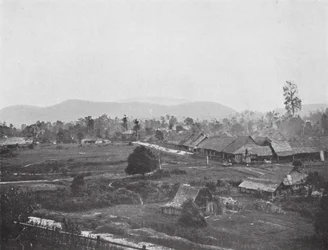 Kuala Lumpur im Jahr 1884, Standort der heutigen Regierungsgebäude