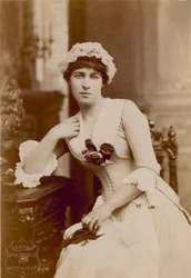 Lillie Langtry, Schauspielerin, Fotografie in der Rolle von Miss Hardcastle