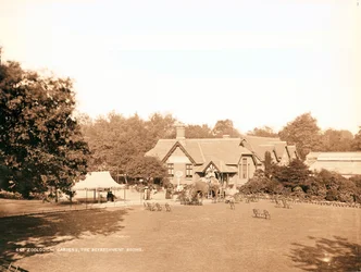 Londoner Zoo, die Erfrischungsräume