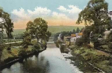 Matlock Bridge, am Fluss Derwent