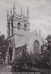 Merton College und St John Baptist Church, Oxford
