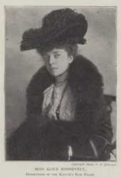 Miss Alice Roosevelt, Patin der neuen Yacht des Kaisers