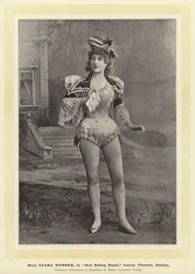 Miss Clara Webber in Rotkäppchen, Gaiety Theatre, Dublin