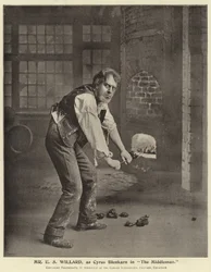 Mr E S Willard als Cyrus Blenkarn in The Middleman