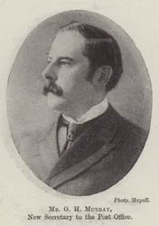 Herr G H Murray, neuer Sekretär des Postamts