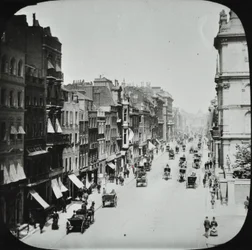 Pall Mall, Westminster LB: Blick nach Osten von Marlborough Road, 1895