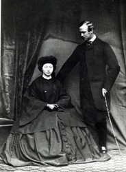 Prinzessin Alice und Prinz Ludwig von Hessen, 1860