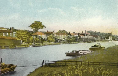 Reedham, von der Eisenbahnbrücke