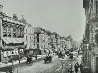 Saint Jamess Street, Westminster LB: Blick nach Süden, 1896