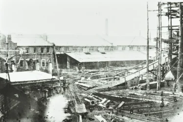 Samudas Schiffswerft, London, 1863