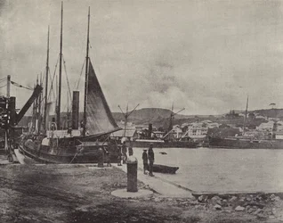Steinverladung in Kiama, New South Wales