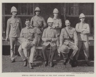 Sonderdienstoffiziere des Westafrikanischen Regiments