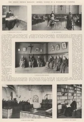 Die verbannten französischen Mönchsorden, Szenen in einem Benediktinerkloster