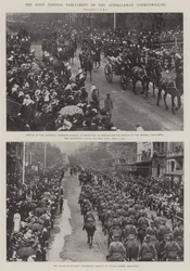 Das erste Bundesparlament des australischen Commonwealth