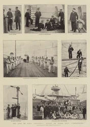 Der Verlust der HMS Victoria, Szenen an Bord der HMS Camperdown