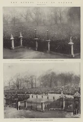 Der Besuch der Königin in London