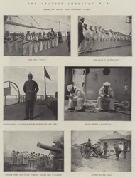Der spanisch-amerikanische Krieg, amerikanische Marine- und Militärtypen