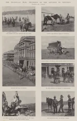 Der Transvaal-Krieg, Vorfälle des Vormarsches nach Pretoria