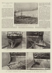 Das Victoria-Gericht, die beschädigte Camperdown im Somerset Dock in Malta