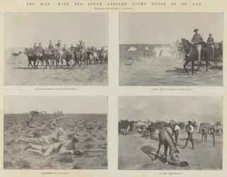Der Krieg, mit der südafrikanischen leichten Kavallerie in De Aar