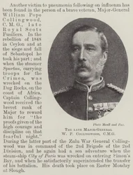 Der verstorbene Generalmajor W. P. Collingwood, CMG