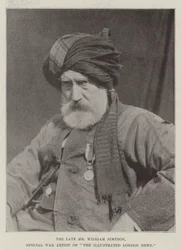Der verstorbene Mr. William Simpson, Sonderkriegsberichterstatter der Illustrated London News