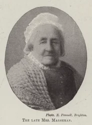 Die verstorbene Mrs Marshman
