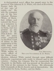 Der verstorbene Vizeadmiral R. D. White
