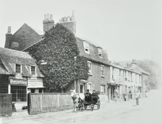 Tottenham Lane, Hornsey: Vorderansichten, ca. 1890