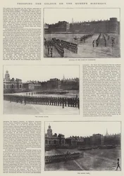 Fahnenparade am Geburtstag der Königin