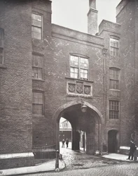 Ansicht des Lincolns Inn Gateway, London, 1876