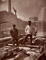 Arbeiter auf der 