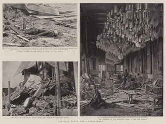 Sansibar nach der Bombardierung
