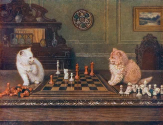 Ein Schachspiel