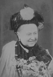 Ein Jubiläumsporträt von Königin Victoria (1819-1901) lachend, 21. Juni 1887