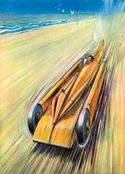 Ein Rennwagen "All Out"