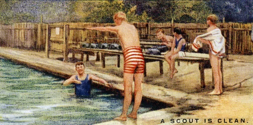 Ein Pfadfinder ist sauber, 1929