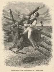 Ein Junggesellenabschied, die Missgeschicke eines kühnen Reiters